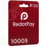 بطاقة شحن ريدوت باي redotpay بقيمة 1000$